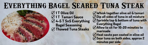 Smoke n Sanity SnS Everything Bagel Seasoning, 3.5 oz Shaker, Monash Certified Low FODMAP
