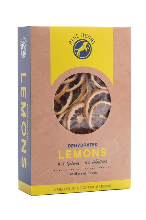 BlueHenry Dehydrated Lemon Wheels - 3 oz - 30+ slices - Natural