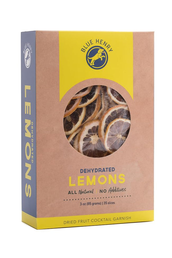 BlueHenry Dehydrated Lemon Wheels - 3 oz - 30+ slices - Natural