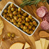 Generic 21 oz Stuffed Manzanilla Green Olives with Minced Pimento, Jar, Spanish Style Savory Snack, Perfect for Salads