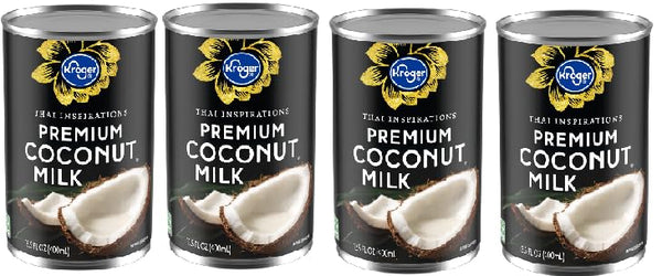 Generic Premium Coconut Milk (Pack Of 4 Cans) 13.5 fl oz.