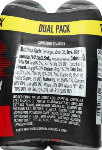 1.62 Oz (Pack 2) MiO Energy Black Cherry Naturally Flavored Liquid Water Enhancer, Fl