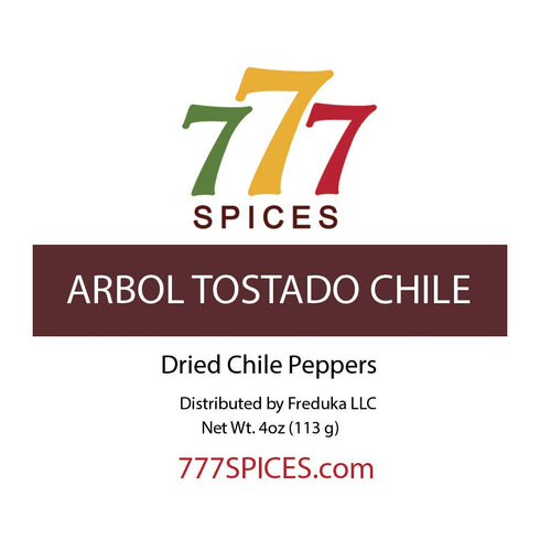 4oz Chile de Arbol Tostado Whole Chilies Peppers, Chili Seco Pods for Authentic Mexican Food