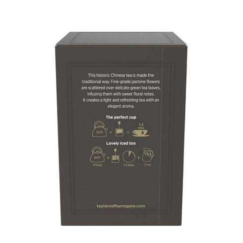 20 Count (Pack 1), 20 Taylors of Harrogate Green Tea with Jasmine, Individually Wrapped Bags, of Delicate, Floral