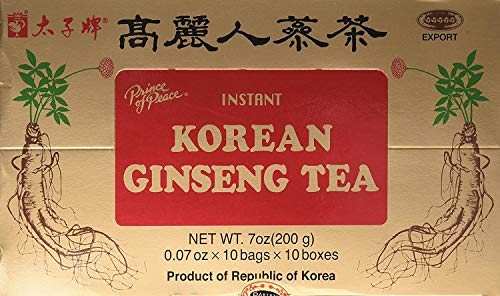 100 Count Prince Of Peace Instant Korean Panax Ginseng Tea