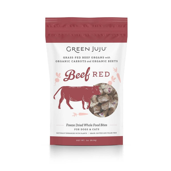 Green Juju , Freeze Dried Beef Red, 3 Ounce