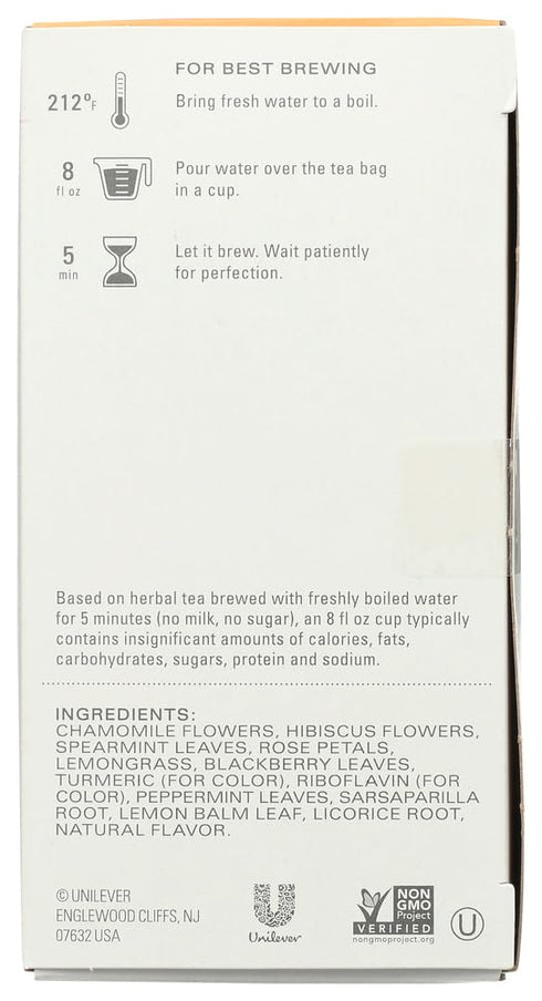 20 (Pack 6) Tazo Herbal Tea, Calm Chamomile ea