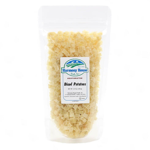 Harmony House Foods Dehydrated Diced Potatoes - Dried Potato Pieces, For Hash