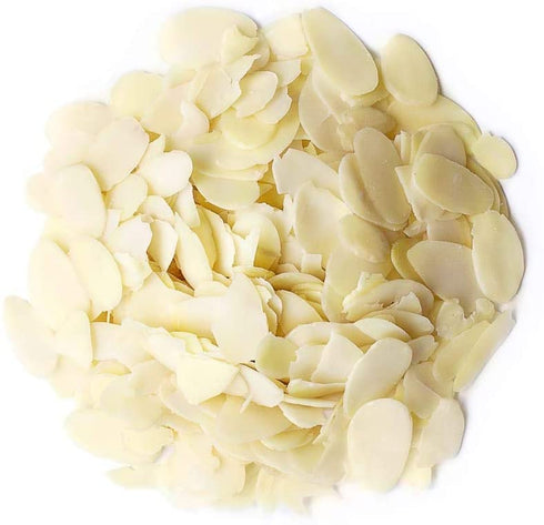 2 Food to Live - Blanched Sliced Almonds, Pounds Thinly Sliced Raw Blanched Almonds, Vegan, Keto, Kosher, Bulk. High