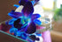 (50 Miami Fresh Orchid Flower OrchidClub USA Sunne Tropical Loose Bloom DIY Lei, food & drink decoration BLUE)