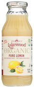 LAKEWOOD JUICE LEMON PURE ORG, 12.5 FO by Lakewood