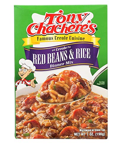 Tony Chachere Red Beans and Rice Dinner, 7-Ounce Boxes (Pack of 12)