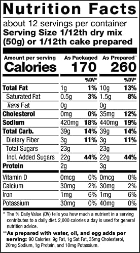 21-Ounce (Pack 6) Pamela's Gluten Free Chocolate Cake Mix, Dairy Free, Kosher, Bag