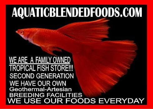 Aquaticblendedfoods A442 (6oz) Ultra Bottom Feeder Food Mix Shrimp/Worm Wafers Catfish Pleco Loaches
