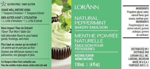 Lorann Oils Bakery Emulsion Variety - Perfect for Enhancing Cakes, Cookies & Desserts, Gluten-Free, 4oz