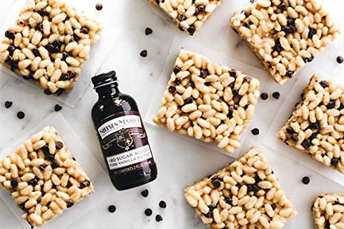 Nielsen-Massey No Sugar Added Pure Vanilla Extract - 4 Ounce Bottle for Baking and Cooking