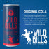 12 Oz 12 Pack Wild Bill's Original Cola Soda Classic Craft Soda Pop Soft Drinks, Sodas Made with Pure Cane Sugar