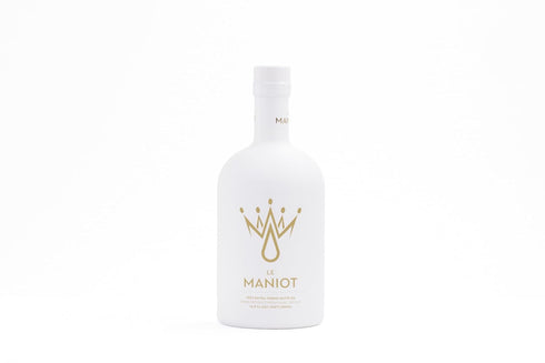 Le Maniot Extra Virgin Olive Oil, 500mL, Glass Bottle, Family-Owned, Complex Robust Flavor, Cold