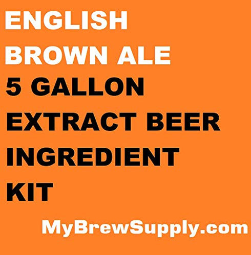 English Brown Ale Homebrew 5 Gallon Beer Extract Ingredient Kit - My