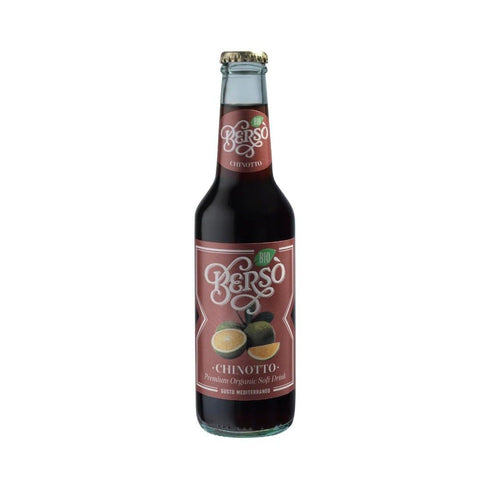 Berso 12-Pack Chinotto Italian Soda Authentic Sparkling Bitter Orange Soft Drink Classic Italian Citrus Beverage