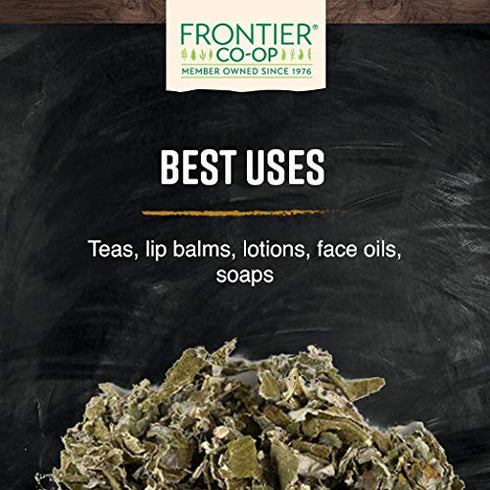Frontier Co-op Organic Cut and Sifted Red Raspberry Leaf 1.48oz - Naturally Caffeine Free for Tea and Restaurant Supply