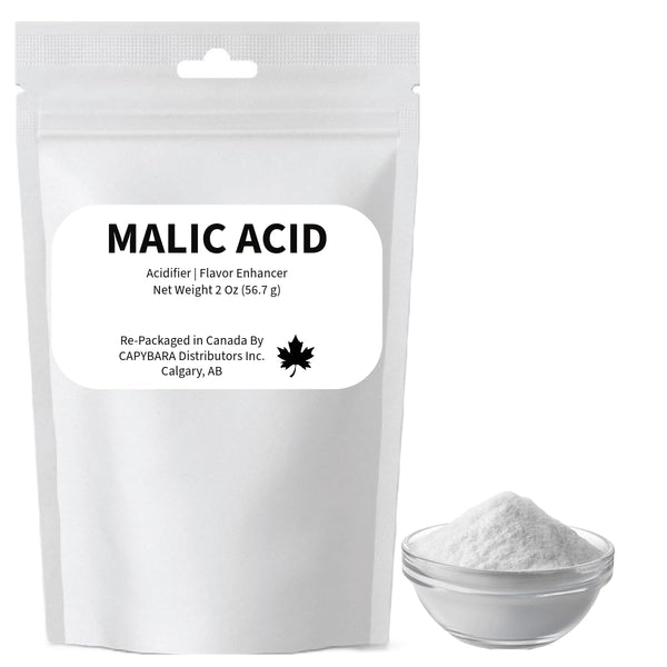 CAPYBARA Distributors Inc. Malic Acid Food Grade - 2 Oz (56.7 g) - Used In