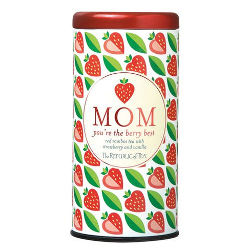 36 The Republic of Tea Mom You're The Berry Best Tea, Tea Bags, Gourmet Tea, Strawberry Vanilla Tea Gift