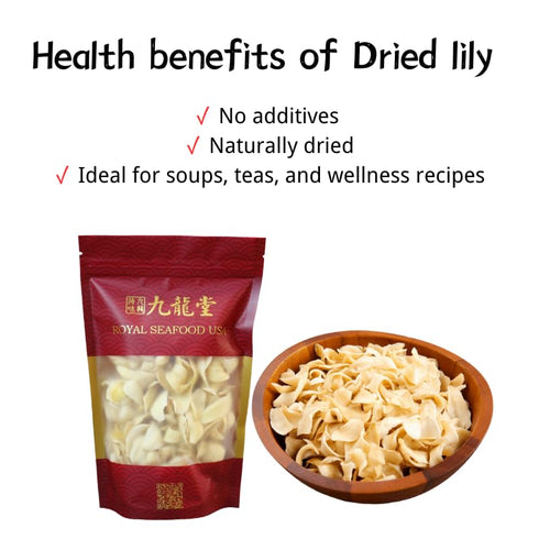 Visit the Store Bulbs (0.5 lb) Royal Seafood USA Premium Dried Lily Fresh and Natural Dried Lily