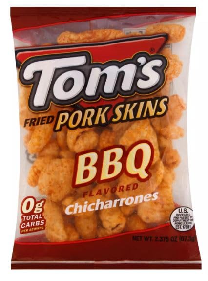 Generic Lyons Protein Source | Fried Pork Skins by Tom's, 2.37 Oz |