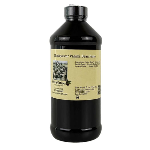 OliveNation Madagascar Vanilla Bean Paste - Thick Texture Premium Vanilla Bean Paste