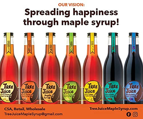 6-2 Tree Juice Maple Syrup Gift Box | Gift for Birthdays, Corporate, Holidays, and more | ounce bottles