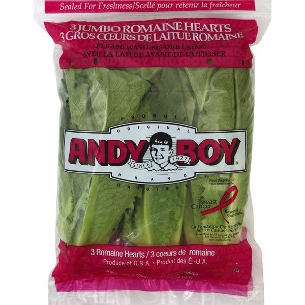 Babe Farms Andy Boy, Romaine Hearts, 20 Ounce