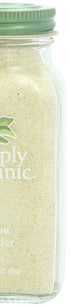 3-Ounce (Pack 2) Simply Organic White Onion Powder, Jar, Organic US Grown Onions, Real Onion Taste Without The Tears