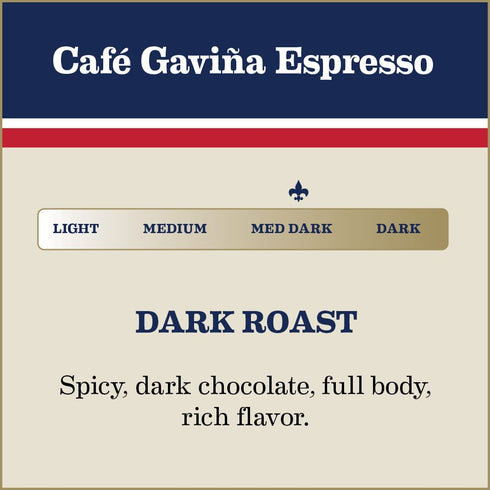 100% 6 10 oz Caf Gavia Espresso Coffee, Fine Ground Dark Roast, Arabica, x Bricks