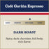 100% 6 10 oz Caf Gavia Espresso Coffee, Fine Ground Dark Roast, Arabica, x Bricks