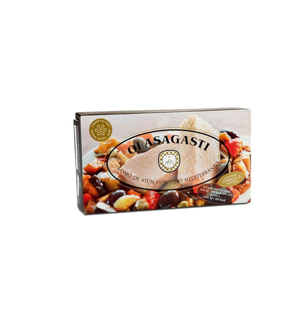 OLASAGASTI Tinned Tuna Fillets with Ratatouille | 1 x 200g Can