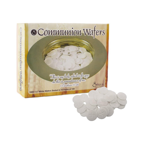 Swanson Christian Products Communion Bread Wafer 1000 Count Communion Church Supplies Unleavened Bread