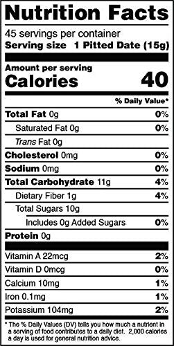 1.5 Lbs Terrasoul Superfoods Organic Pitted Medjool Dates, - Pits Removed | Soft Chewy Texture | Sweet Caramel Taste