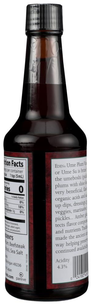 10 oz 2 Eden Foods Selected Ume Plum Vinegar -- fl - pc