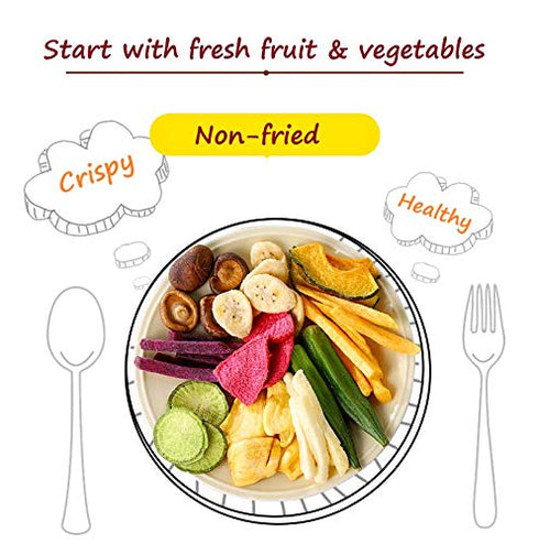 YRS frozen 125g) Freeze-Dried Fruit Crispy Fresh Healthy Snacks Food Vegetables Banana Jelly Fruit mixed Strawberry