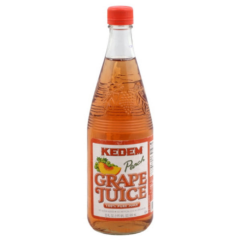 kedem Juice Peach Grape,22-ounces (Pack of6)