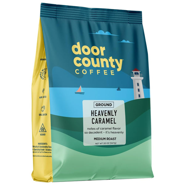 Door County Coffee - Heavenly Caramel - Sweet & Buttery Caramel Flavored