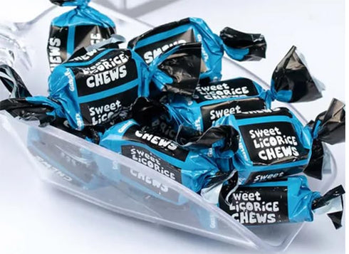 2Lb SweetGourmet English Style Sweet Licorice Toffees | Individually Wrapped |