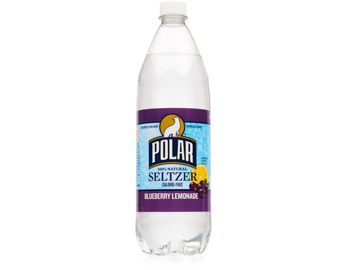 Polar Seltzer 12 33.8 Oz Polar Beverages Lemonade - Bluberry - Case Of - Fl