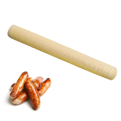 Luckycyc Wrapping,14MM20MM Sausage Casings,Clear Edible Collagen Casing Ham Sausage Collagen Casing Roasted Dried