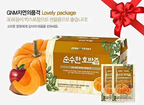 GNM dignity of Nature pack 30, Pumpkin Juice, Korean, non-sweetened juice, of fresh juice, on-to-go drinks