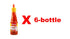 Cholimex 8.45 Oz (250ml) Pack 6 Hot Chili Sauce - Fl