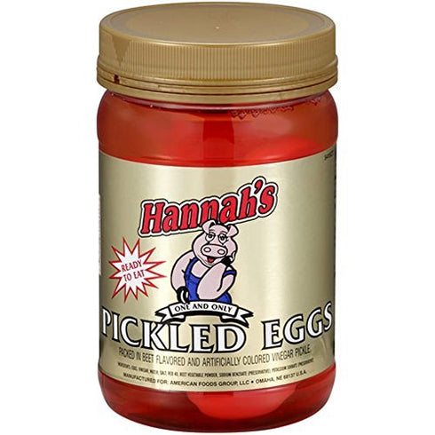 Hannah's Ready To Eat Pickled Eggs Quart Jar