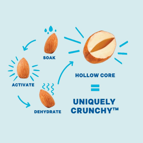1.5 (1.5 Pack) Daily Crunch Sprouted Almonds, Ounce Mini, On-The-Go Bags, Sprouted and Dehydrated for a Unique Crunch