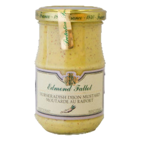Edmond Fallot Spicy Dijon Mustard with Horseradish, 200g by